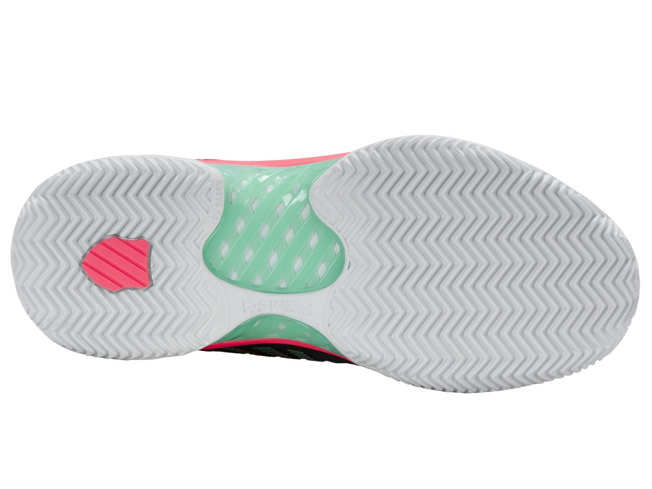 KSWISS TENIS HYPERCOURT EXPRESS 2 CLAY PRETO/ROSA - FEMININO